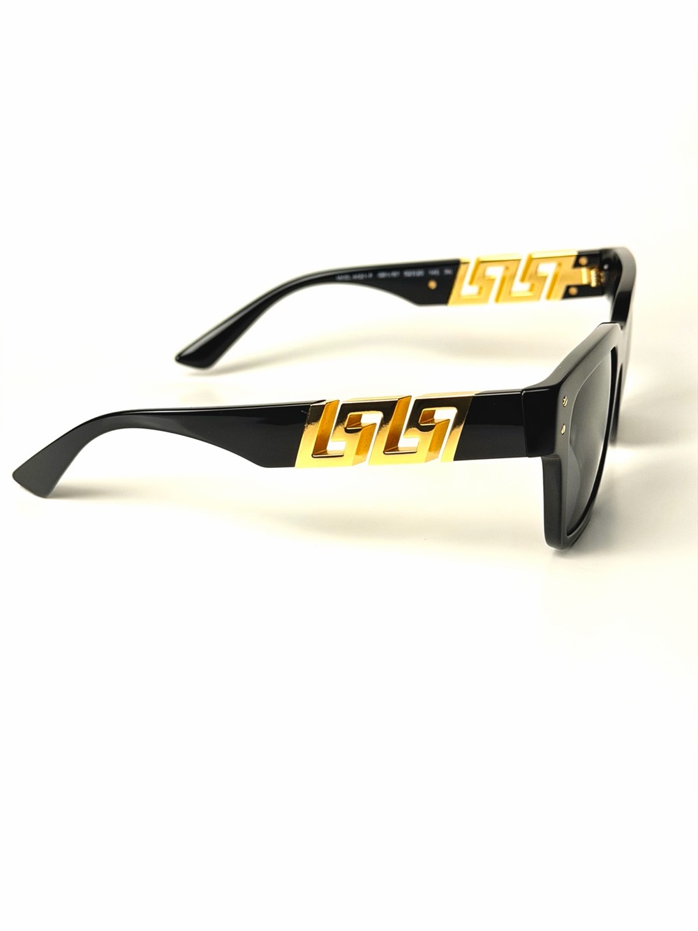 Versace Mod 4421 F GB1/87 Black Dark Grey Gold Authentic New 4421F NWT - Picture 2 of 8
